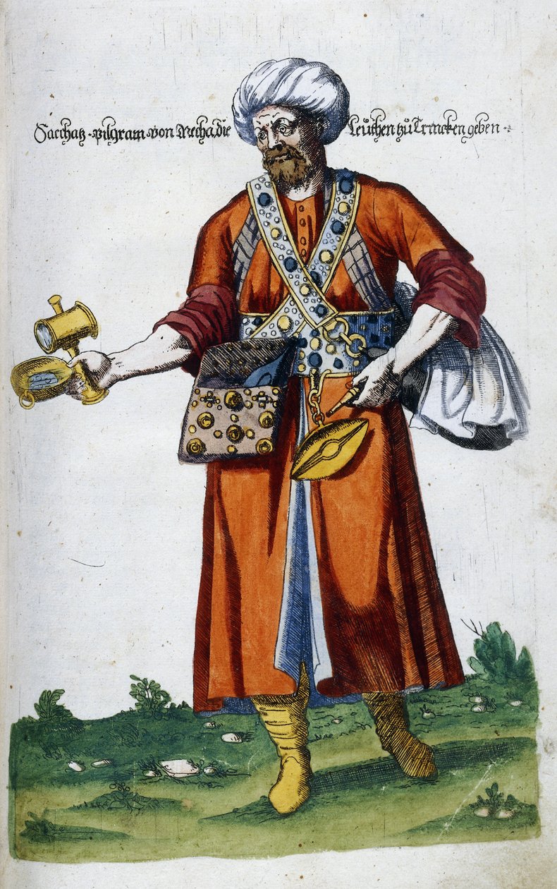 Varhainen eurooppalainen työ itämaisista pukuista, 1572 tekijältä Nicolas de Nicolay