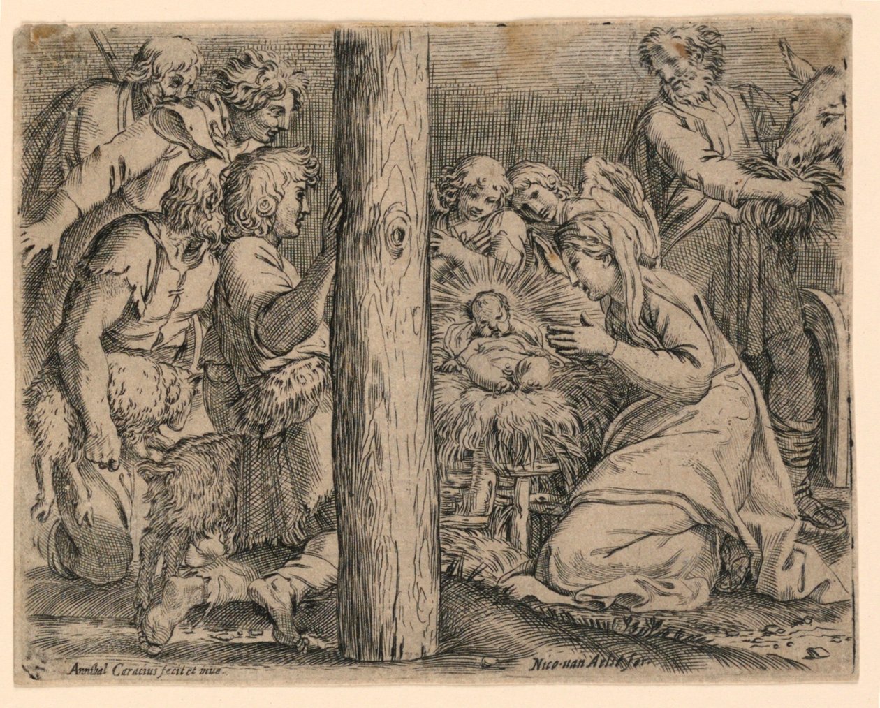 Paimenten palvonta tekijältä Nicolaus van Aelst