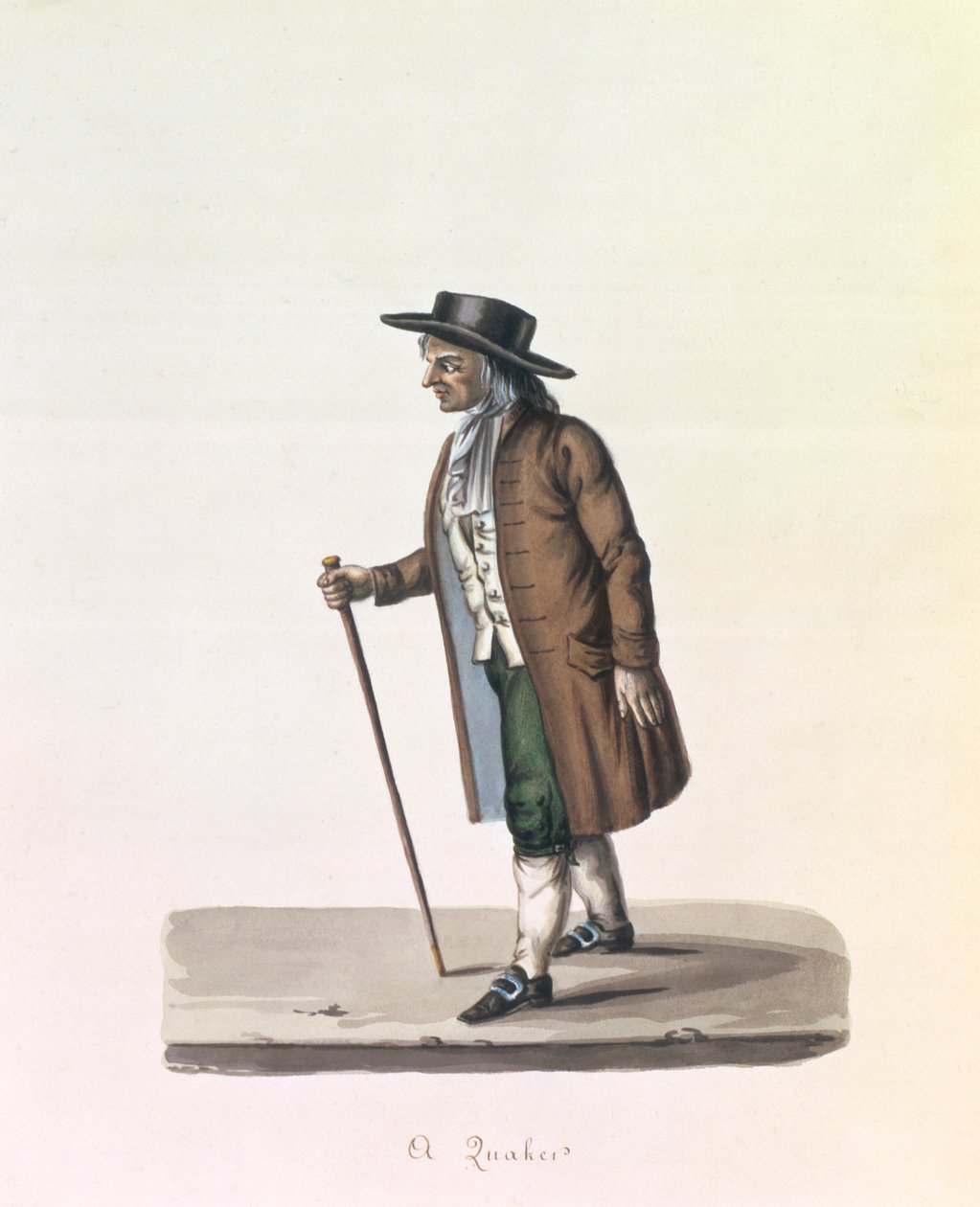 A Quaker, n. 1840 (katso pari 90128) tekijältä Nicolino Calyo