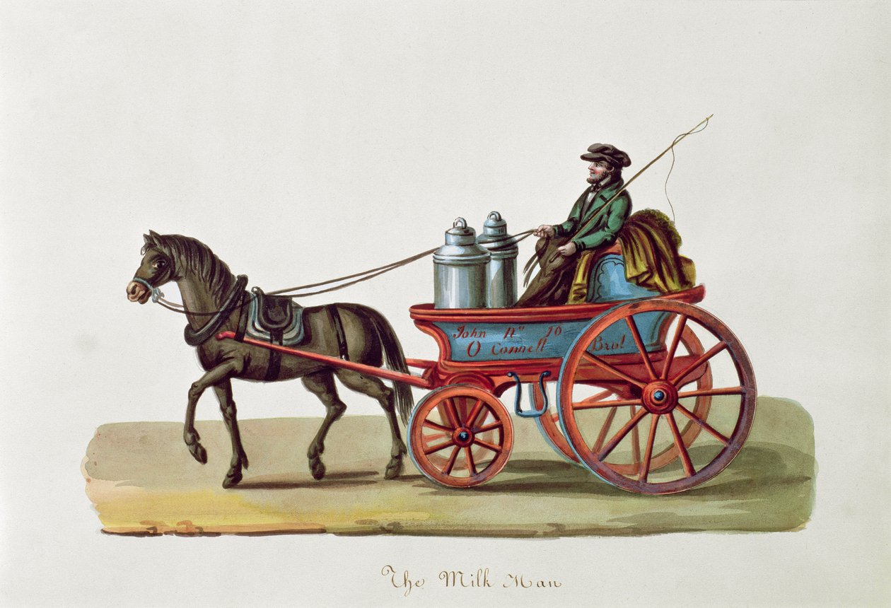 Maitomies, n. 1840-44 tekijältä Nicolino Calyo