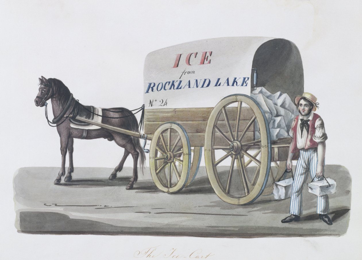 Jääkärry, 1840-48 tekijältä Nicolino Calyo