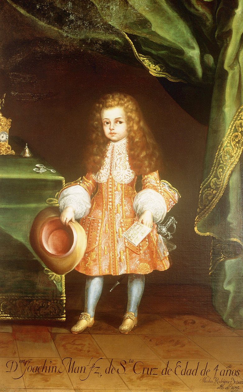 Lapsen muotokuva, Joaquín Manuel Fernández de Santa Cruz tekijältä Nicolás Rodríguez Juárez