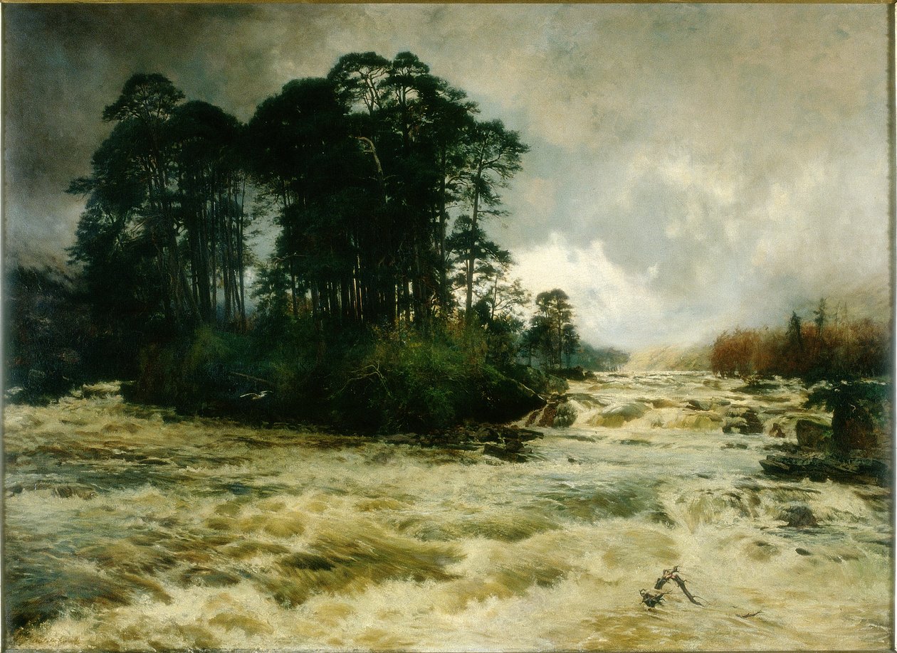 Mid the Wild Music of the Glen, 1888 tekijältä Niels Moller Lund