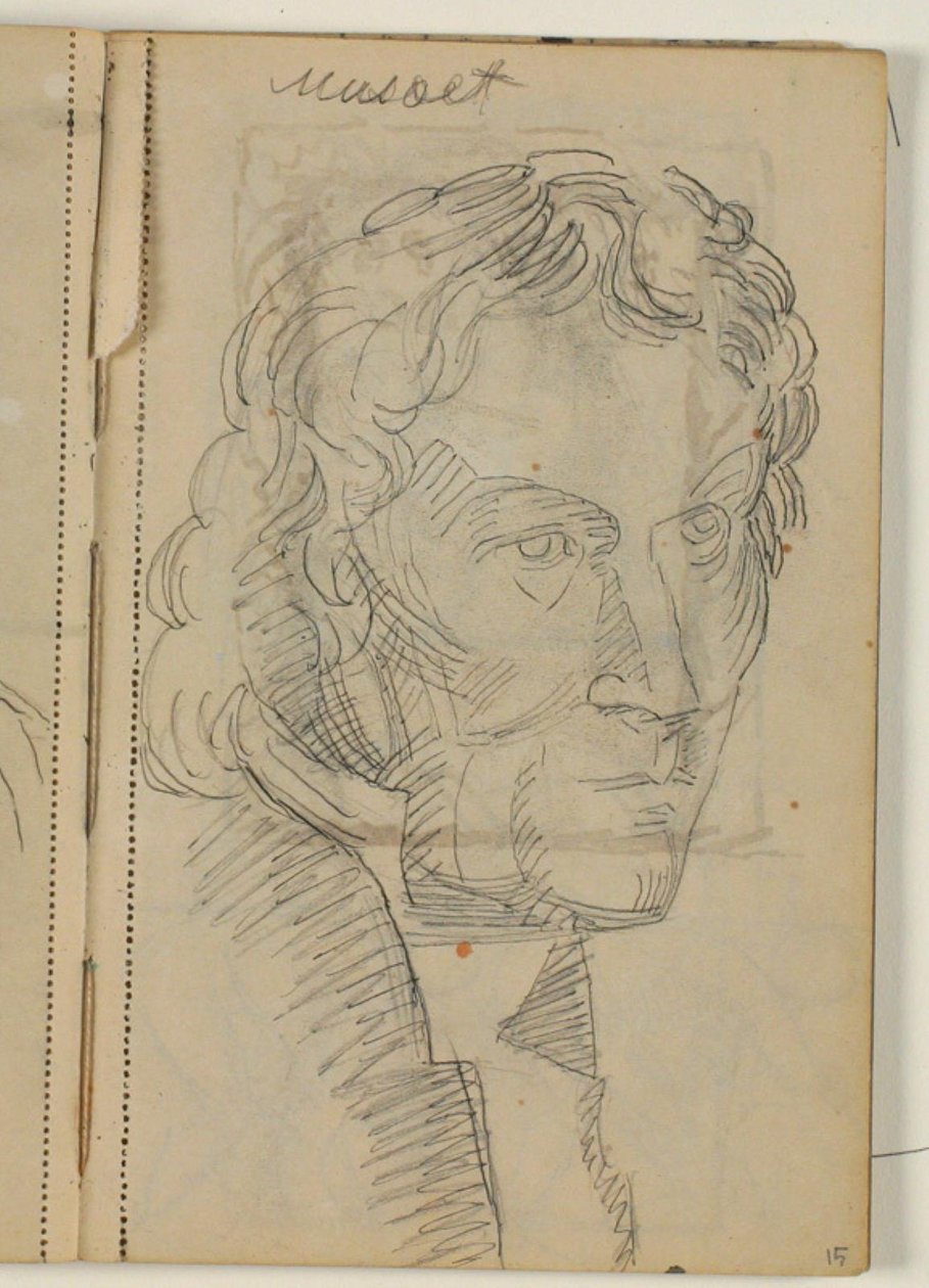 Tutkimus Thorvaldsenista Eckersbergin maalauksen jälkeen (1814) tekijältä Niels Larsen Stevns