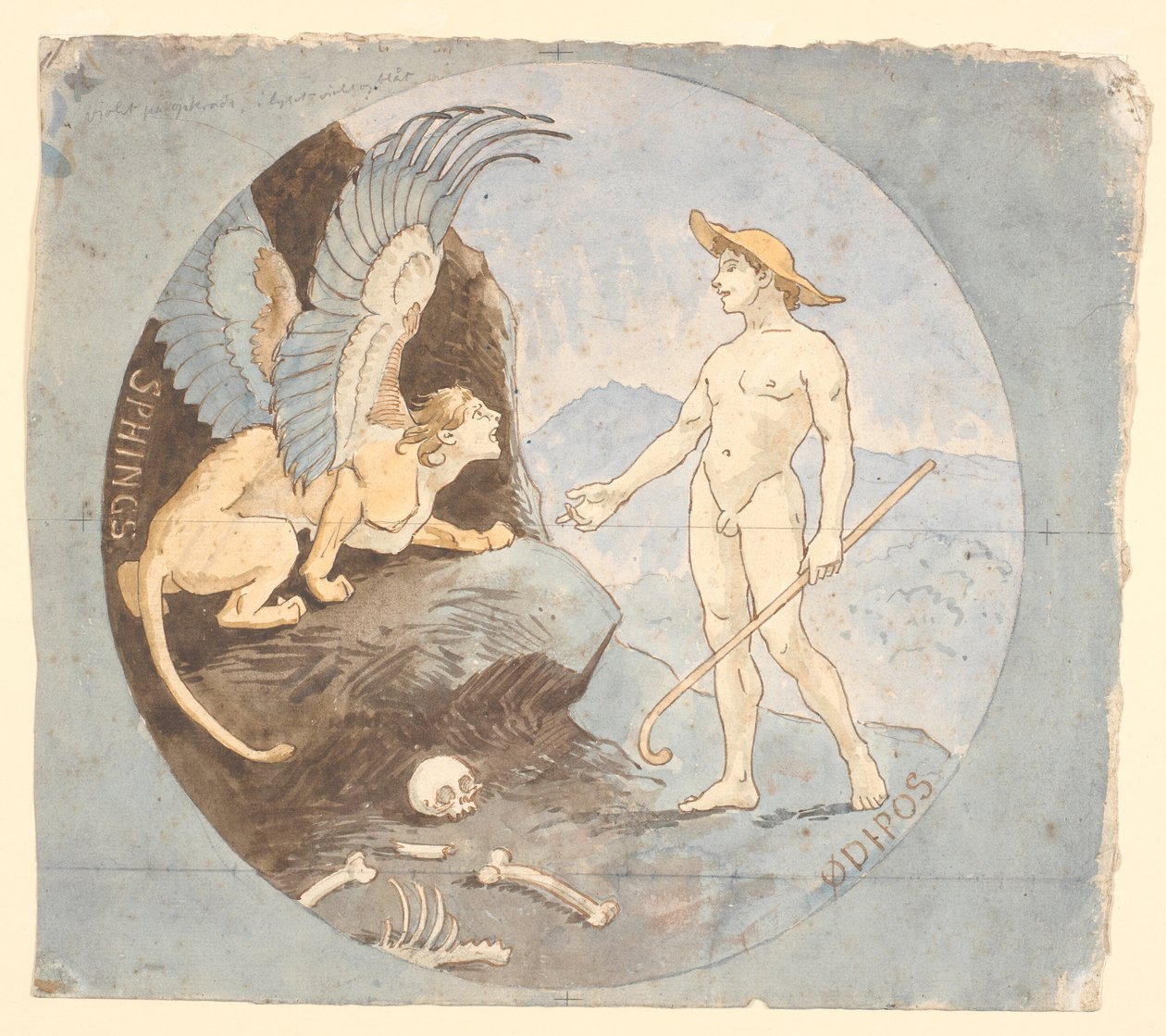 Oidipus ja Sfinksi tekijältä Niels Skovgaard