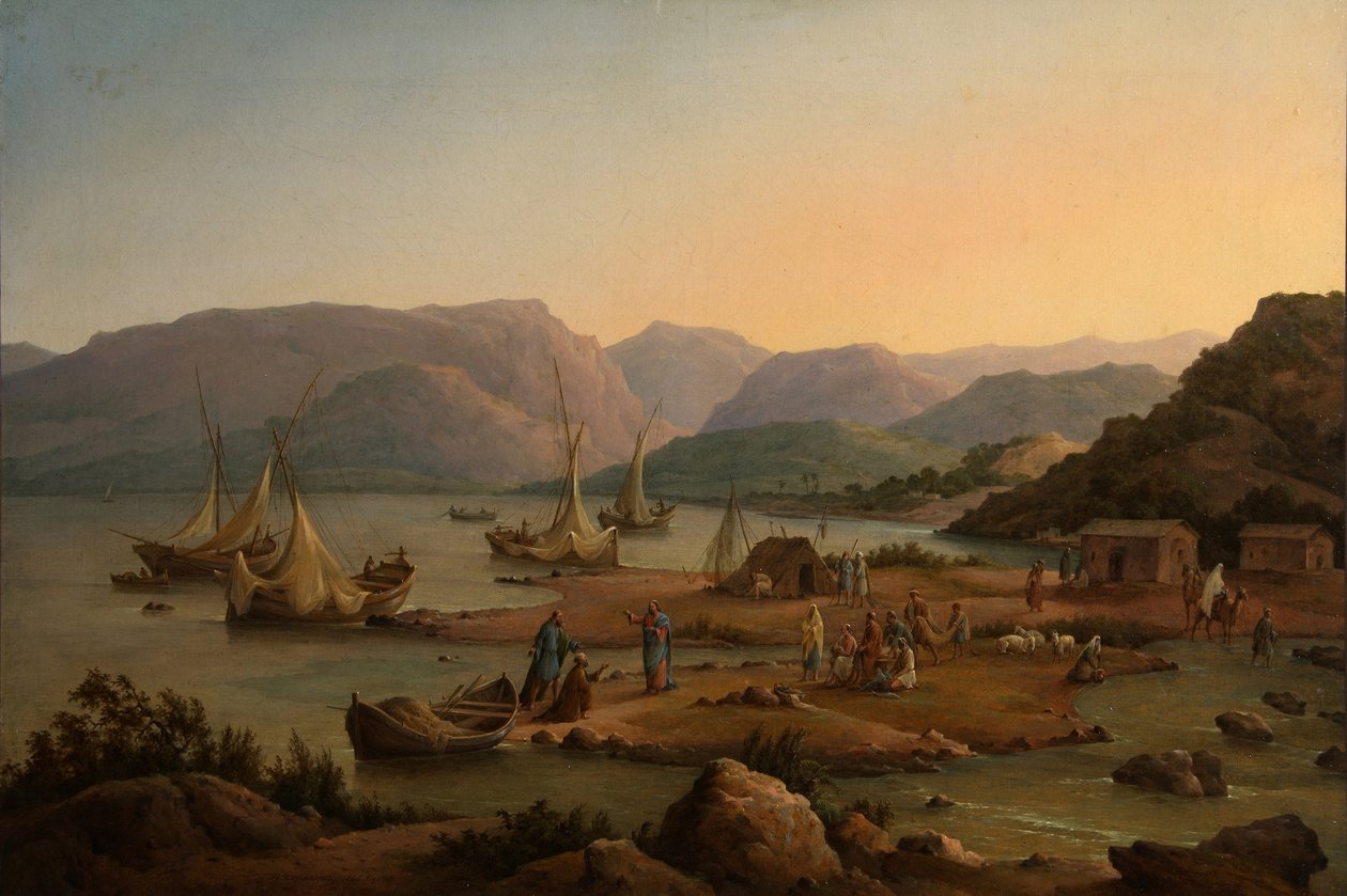 Ensimmäisten apostolien kutsu, 1866 tekijältä Nikanor Grigoryevich Chernetsov
