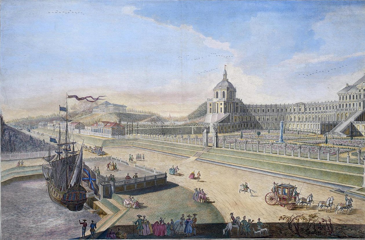 Näkymä Oranienbaumille, 1761 tekijältä Nikita Fyodorovich Chelnakov