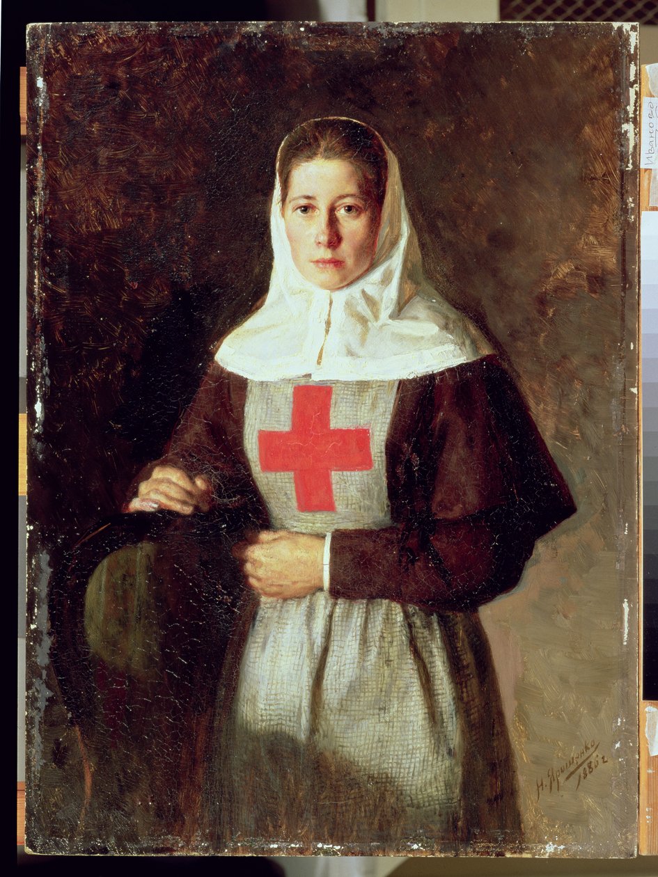 Sairaanhoitaja, 1886 tekijältä Nikolai Aleksandrovich Yaroshenko