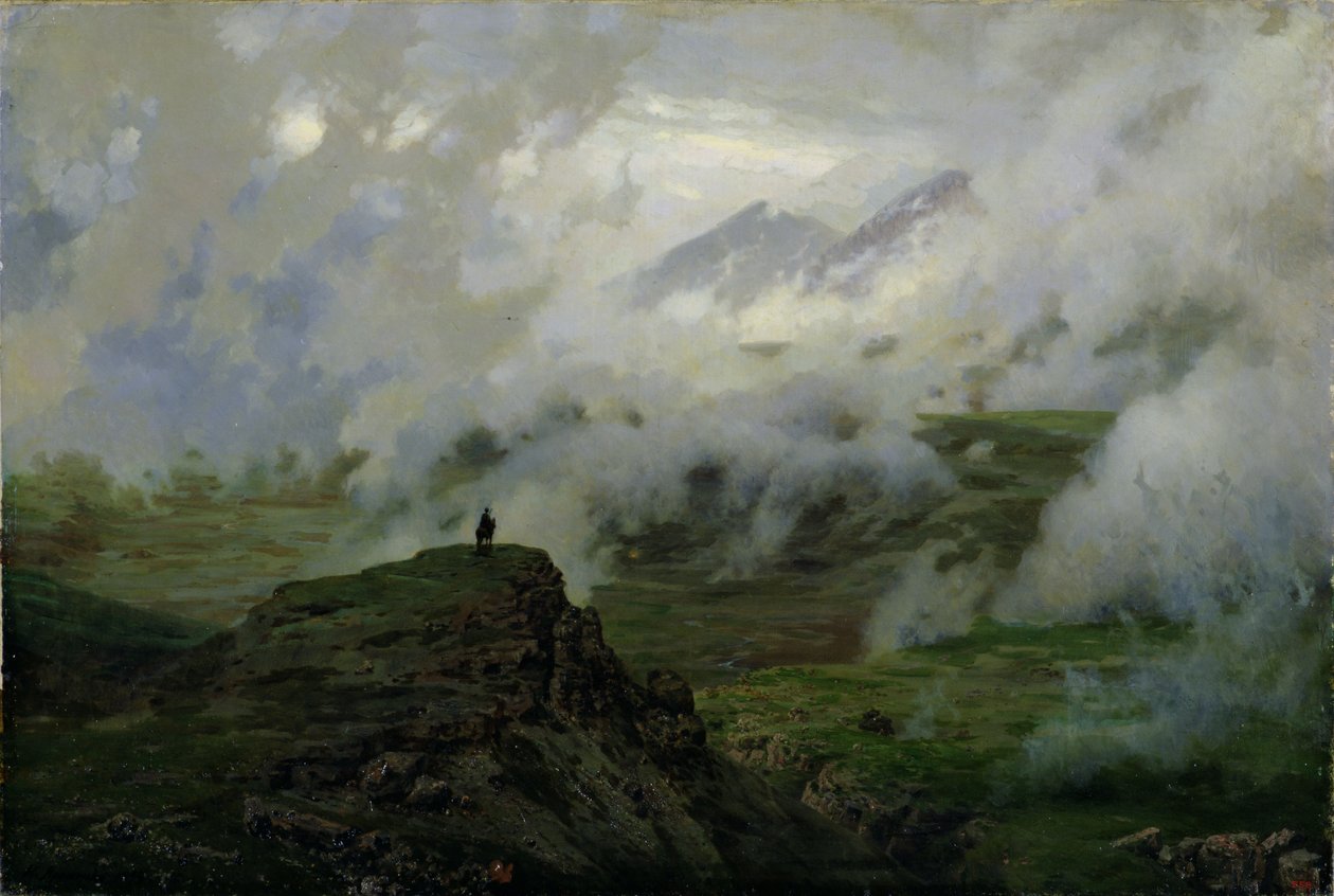 Elbrus-vuori, Venäjä, 1894 tekijältä Nikolai Aleksandrovich Yaroshenko