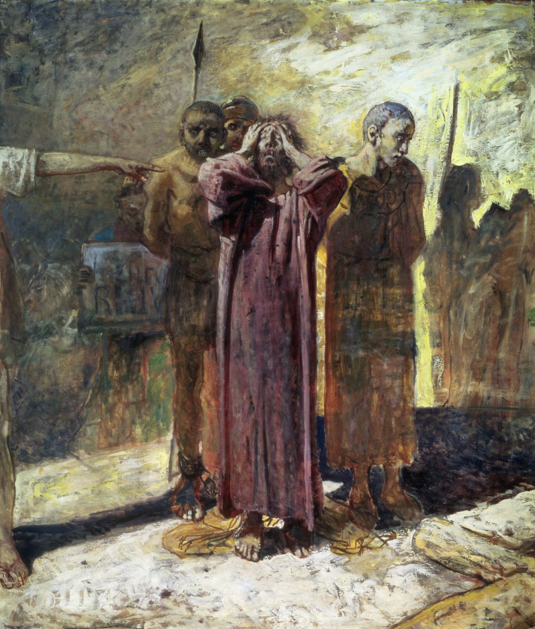 Golgata, 1892-93 tekijältä Nikolai Nikolaevich Ge