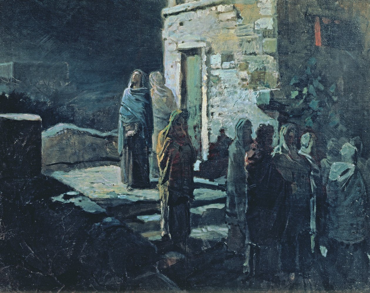 Kristus viimeisen ehtoollisen jälkeen Getsemanessa, 1888 tekijältä Nikolai Nikolajevitch Gay