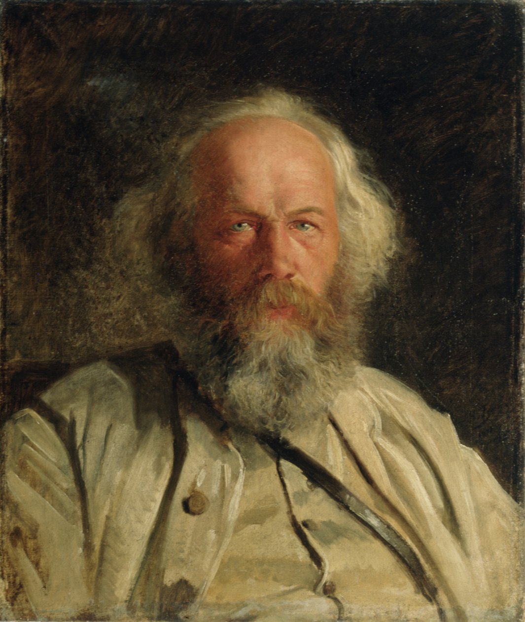 Mihail Aleksandrovitš Bakuninin (1814-76) muotokuva 1871 tekijältä Nikolai Nikolajevitch Gay
