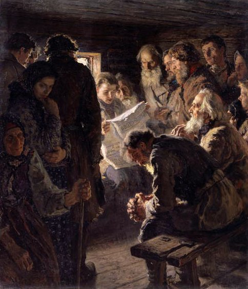 Uutisia sodasta, 1905 tekijältä Nikolai Petrovich Bogdanov Belsky