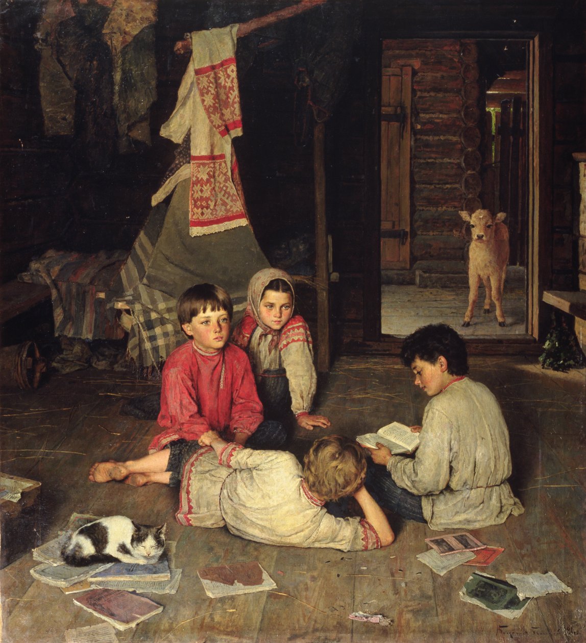 Uusi satu, 1891 tekijältä Nikolai Petrovich Bogdanov Belsky