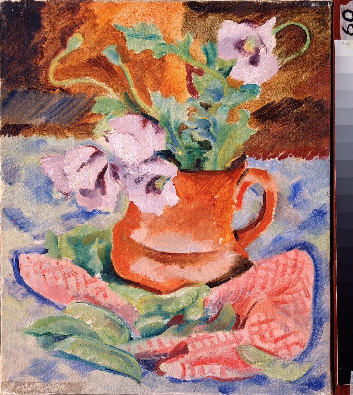 Nature morte, unikot (Asetelma, Unikot) - Nikolai Andrejevitš Tyrsa (Tirsa) (1887-1942) työ, guassi ja tempera pahville tekijältä Nikolai Adrianovich Tyrsa