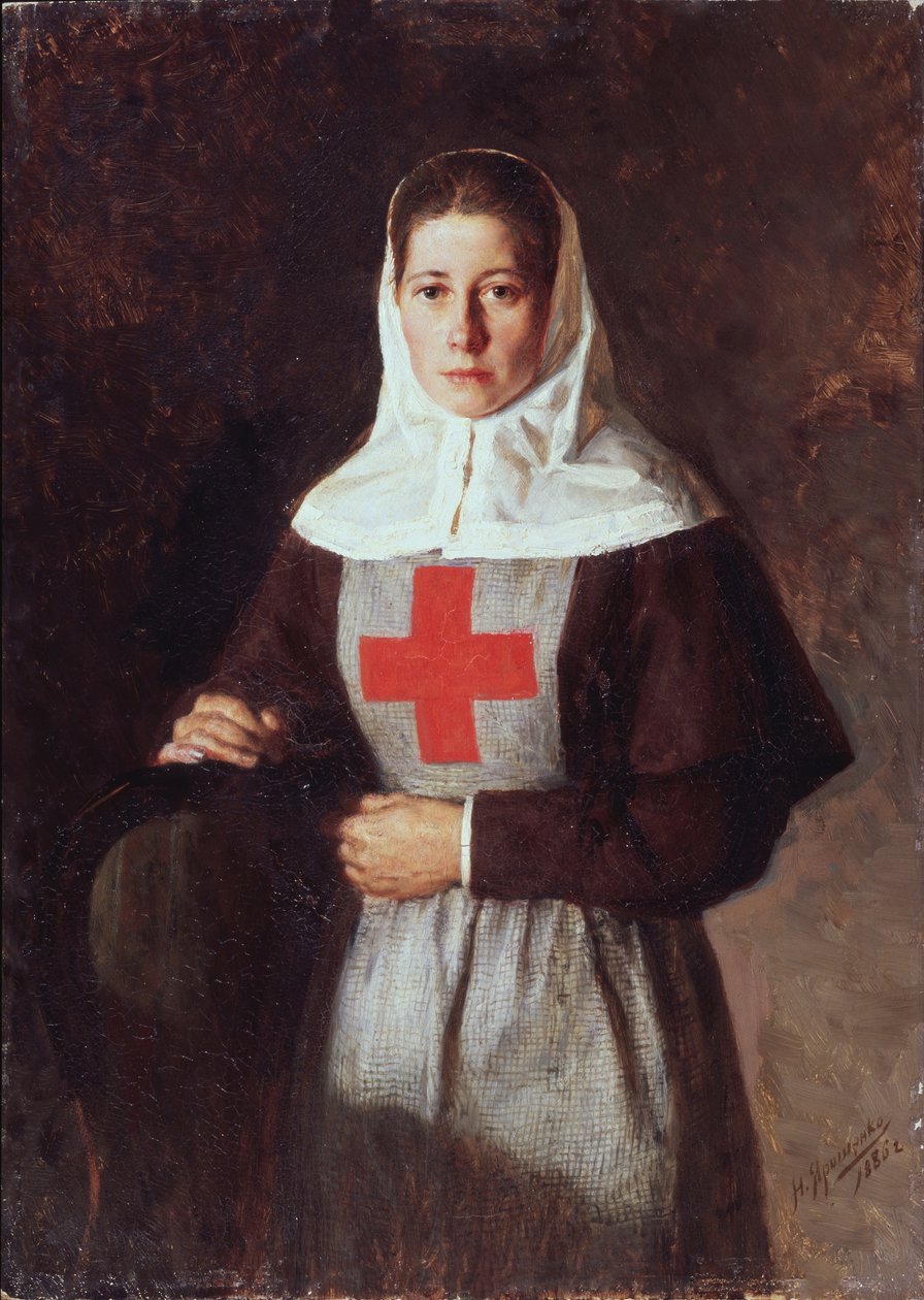 Sairaanhoitaja, 1886 tekijältä Nikolai Aleksandrovich Yaroshenko