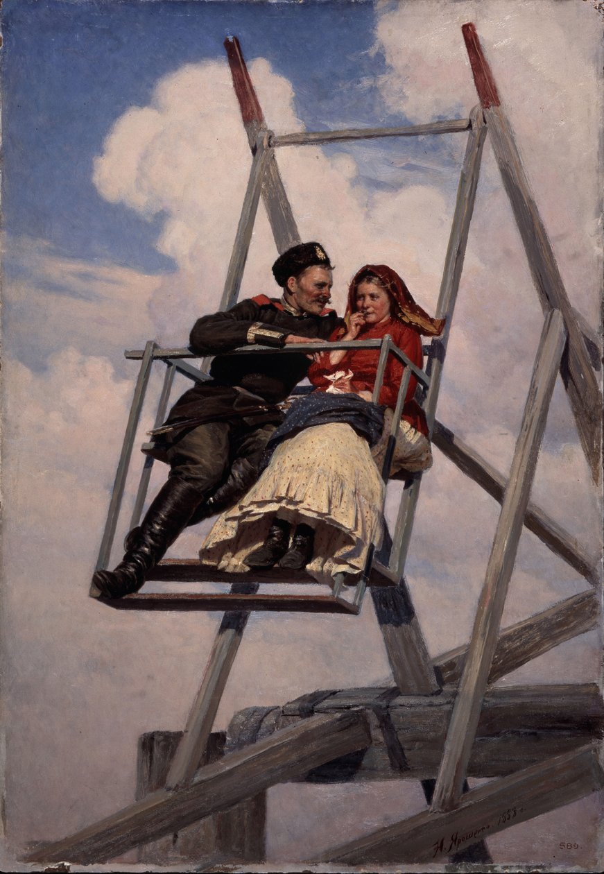 Swingissä, 1888 tekijältä Nikolai Aleksandrovich Yaroshenko