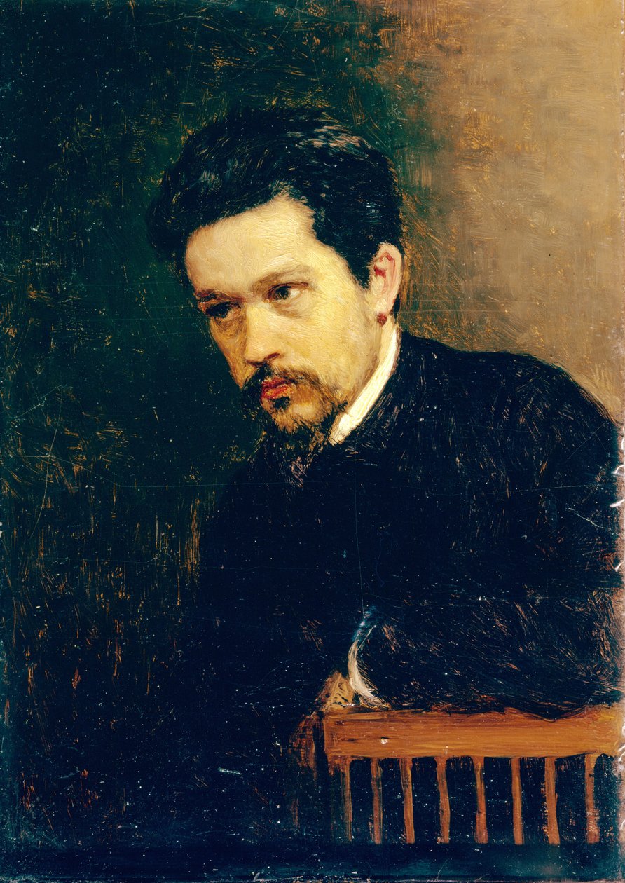 Omakuva, 1895 tekijältä Nikolai Aleksandrovich Yaroshenko