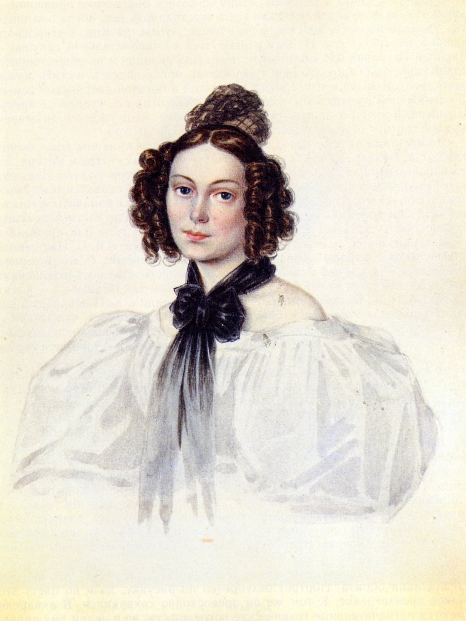 Camilla Ivseva Le Dantin muotokuva: 1908-19, joulukuun vaimo Vasily Ivsev, 181 tekijältä Nikolai Alexandrovich Bestuzhev