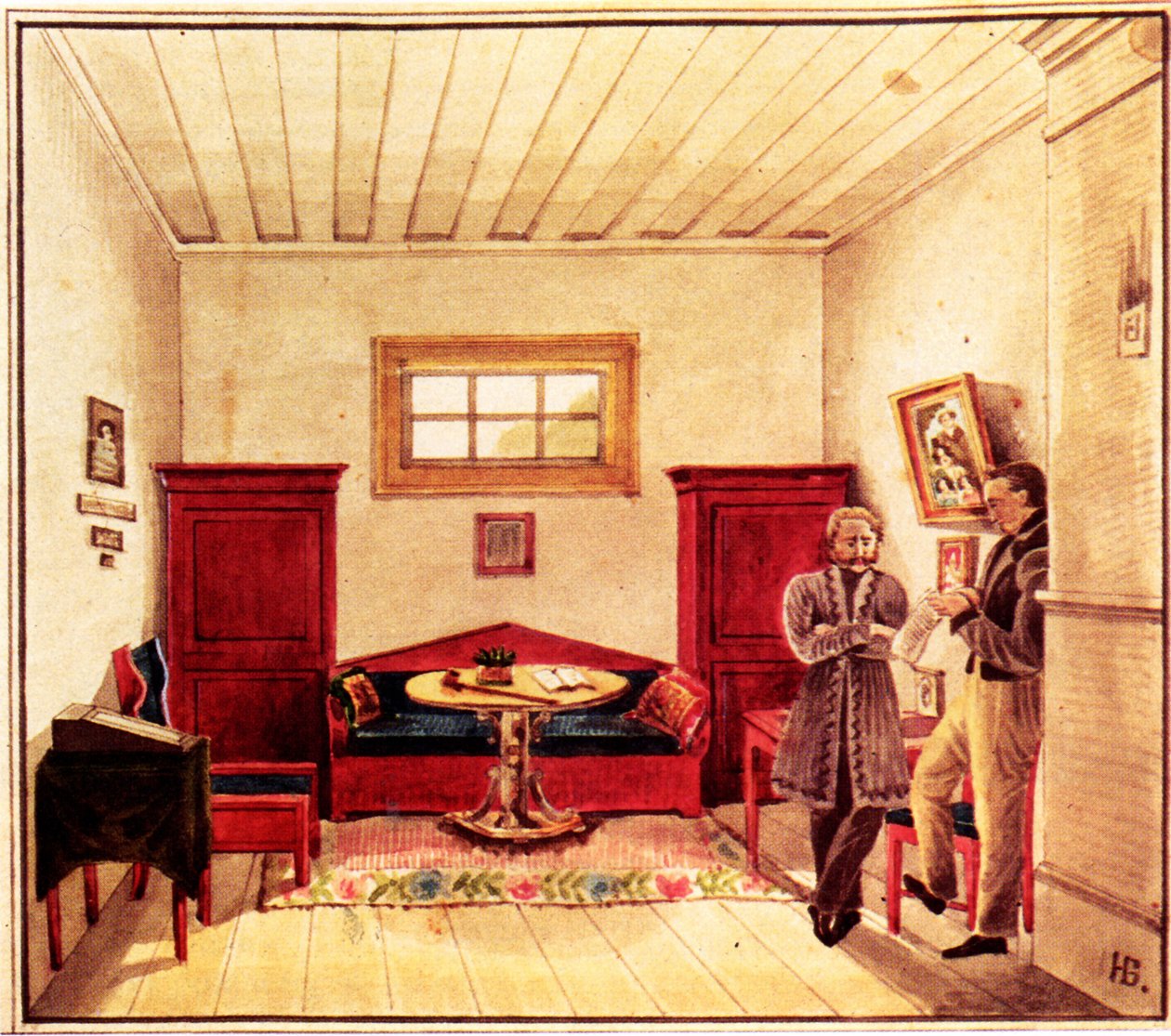 Dekabristin Nikolai Panovin vankisolu 1803-1850 Pietarin vankilassa, 1830-1839 tekijältä Nikolai Alexandrovich Bestuzhev
