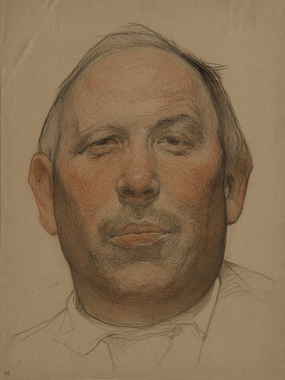 Demyan Bednyn muotokuva 1883-1945, 1920-luku tekijältä Nikolai Andreevich Andreev
