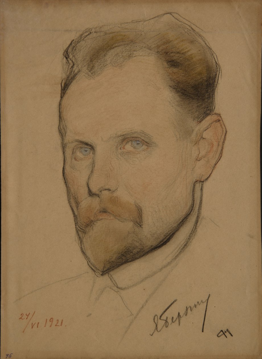 Jan Berzinin muotokuva 1889-1938, 1921 tekijältä Nikolai Andreevich Andreev