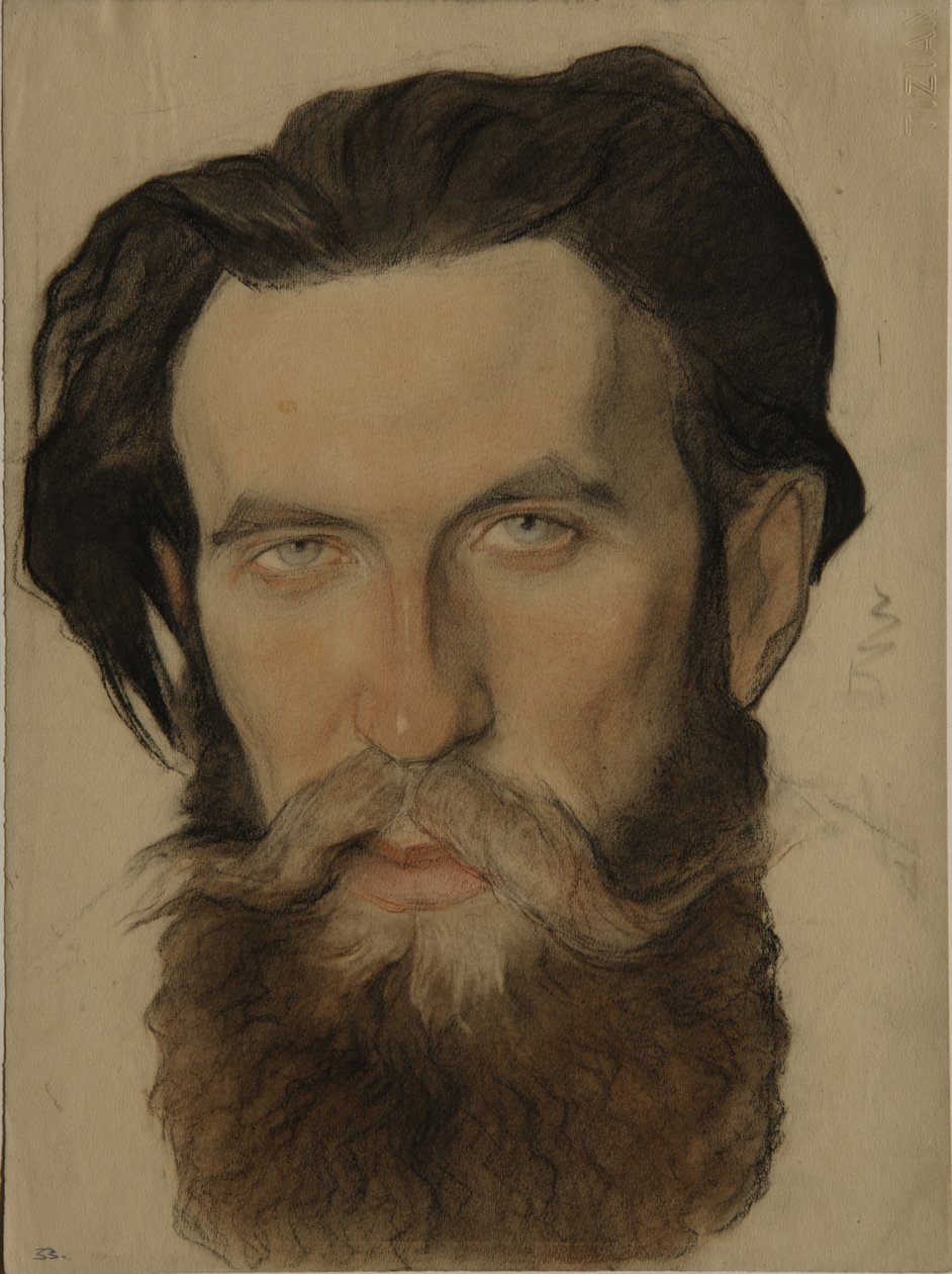 Otto Y. Schmidtin muotokuva 1891-1956, 1921-1922 tekijältä Nikolai Andreevich Andreev