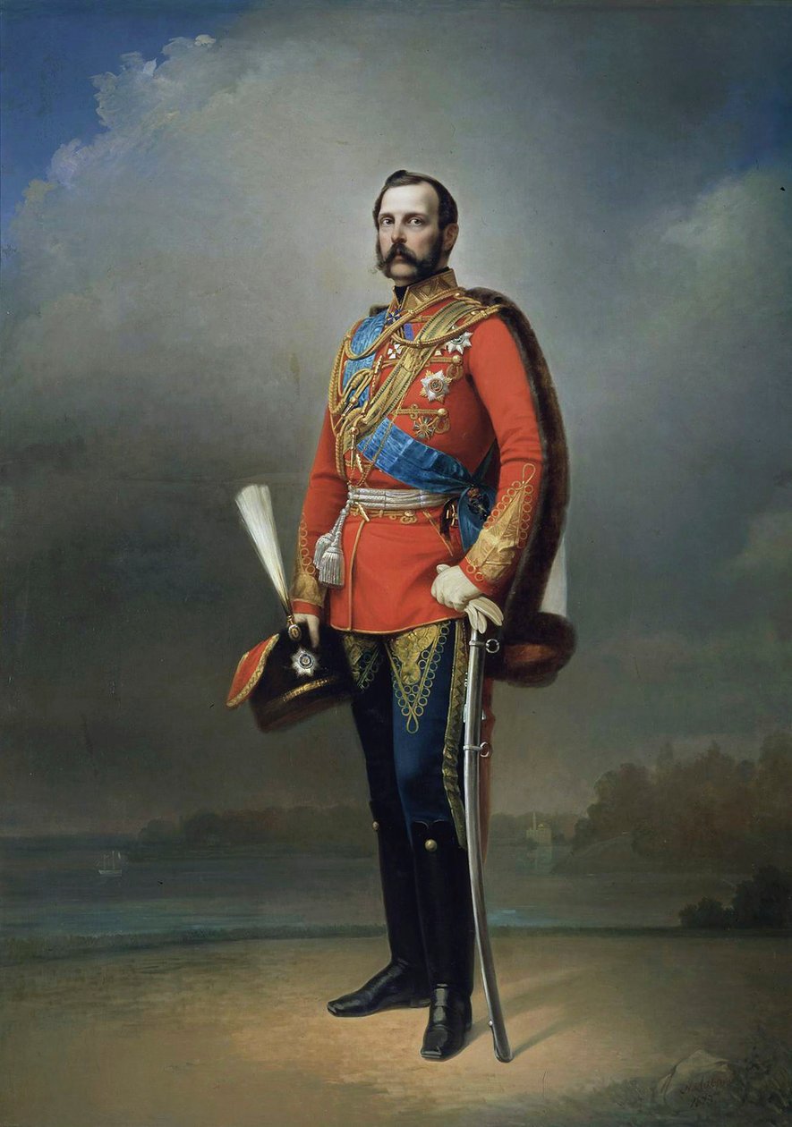 Keisari Aleksanteri II:n muotokuva, 1818-1881, 1873. tekijältä Nikolai Andreevich Lavrov