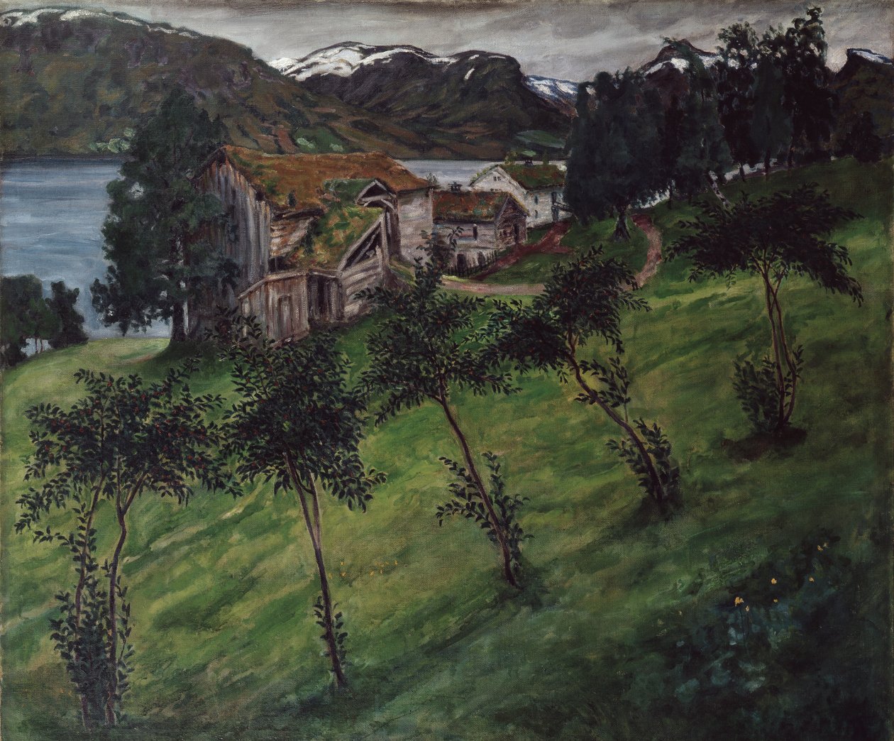 Omenapuu Bjorsetissa Jolsterissa tekijältä Nikolai Astrup
