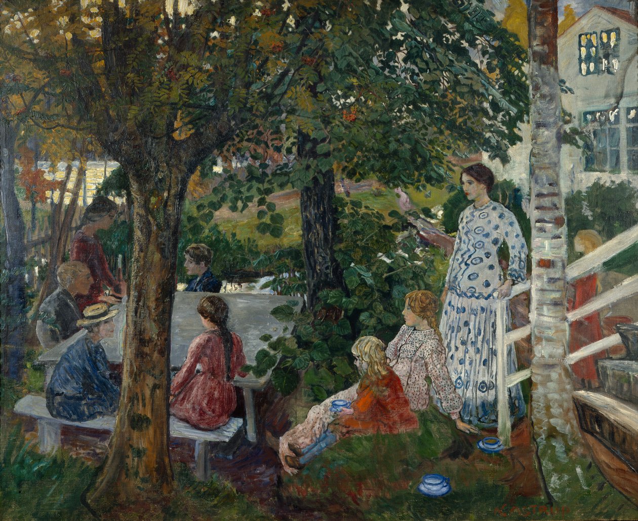 Syntymäpäivä puutarhassa tekijältä Nikolai Astrup