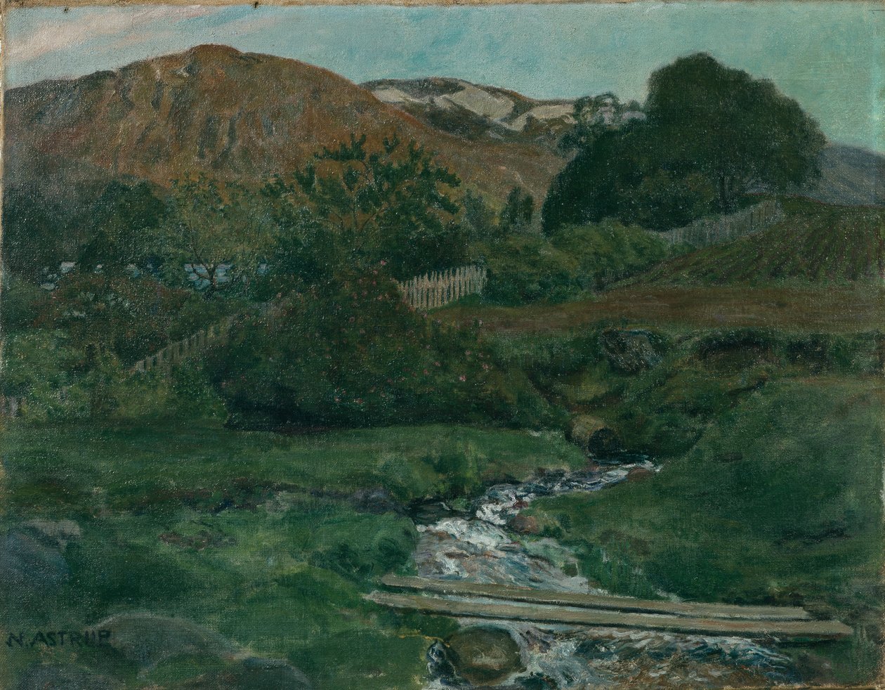 Valoisa yö Jolsterissa, noin 1907 tekijältä Nikolai Astrup