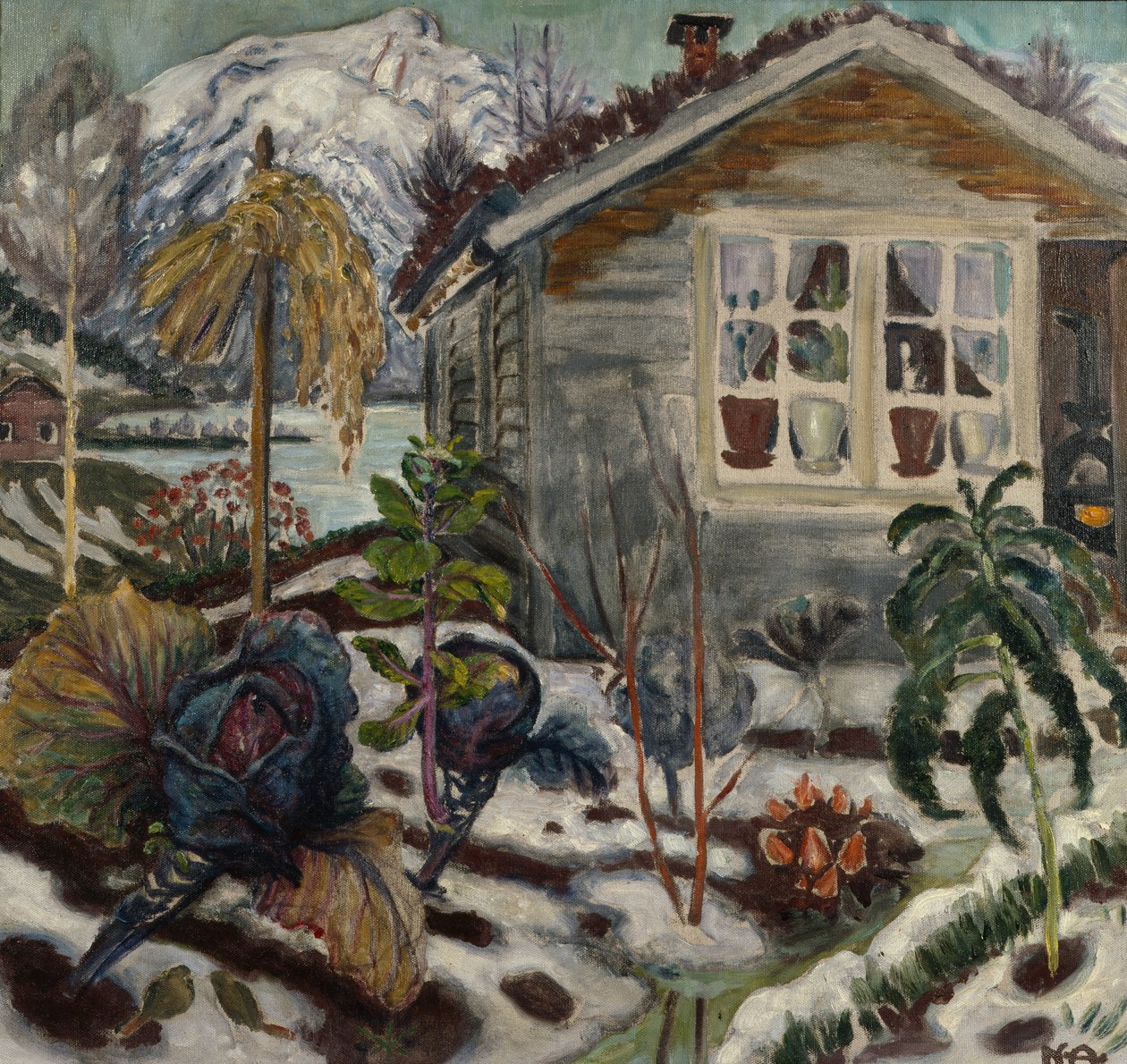 Alkusyksy (öljy kankaalle) tekijältä Nikolai Astrup