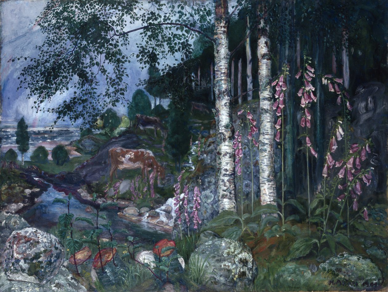 Foxgloves tekijältä Nikolai Astrup