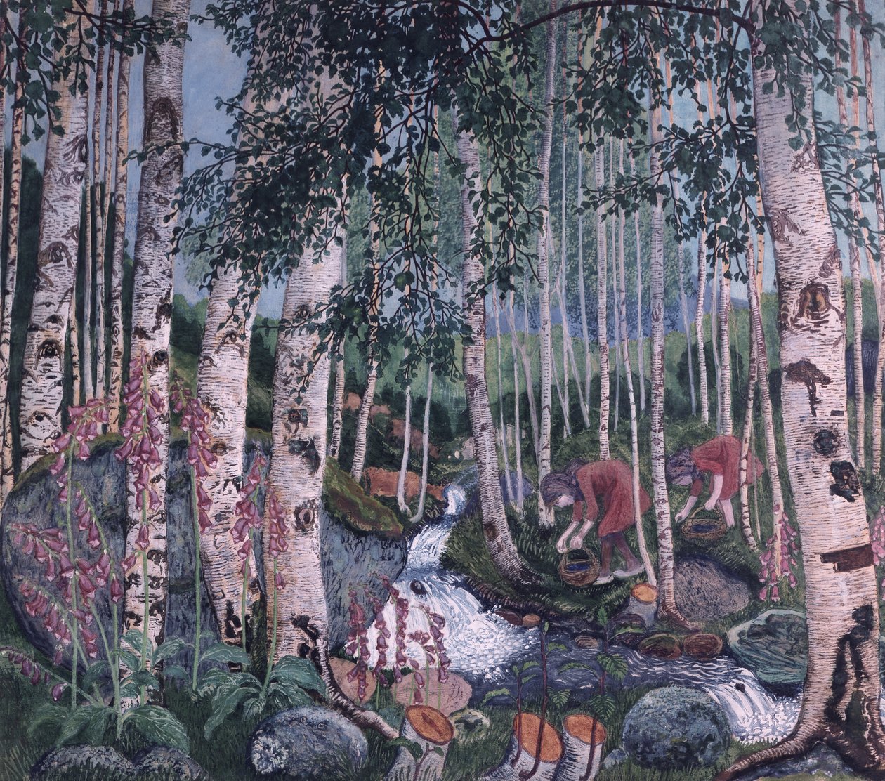 Foxgloves tekijältä Nikolai Astrup