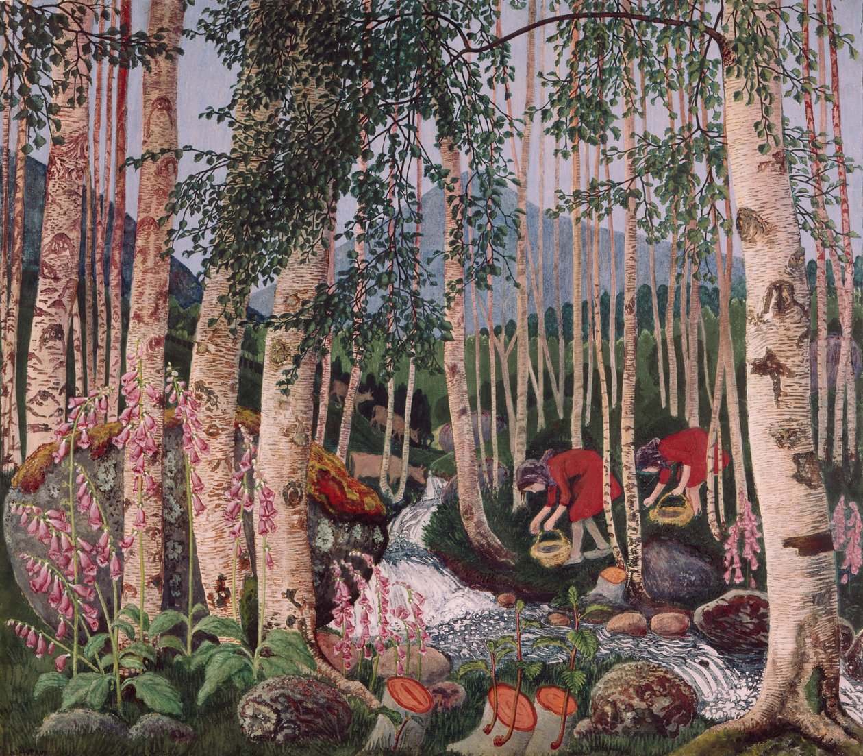 Foxgloves tekijältä Nikolai Astrup