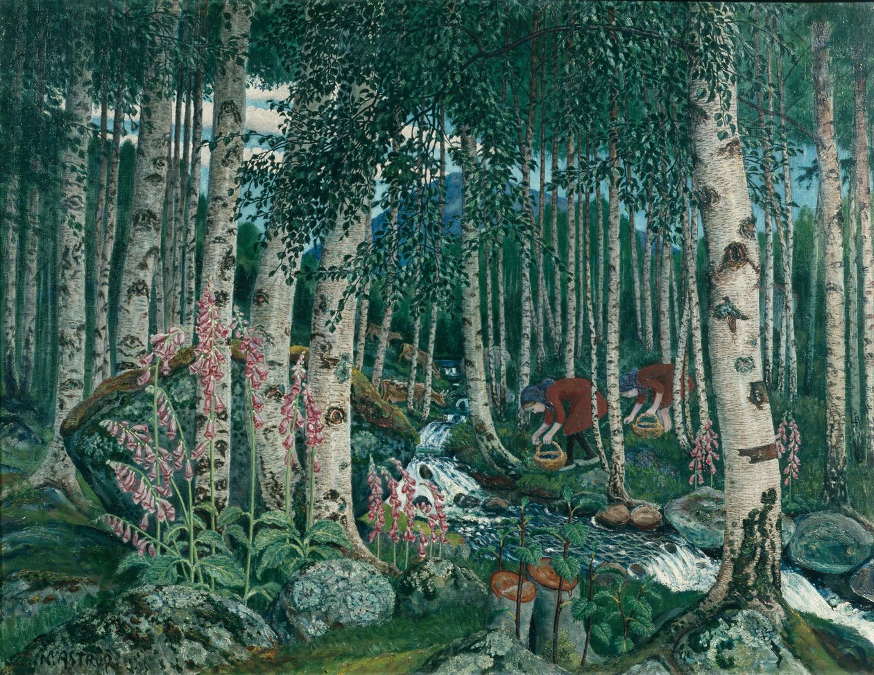 Foxgloves tekijältä Nikolai Astrup
