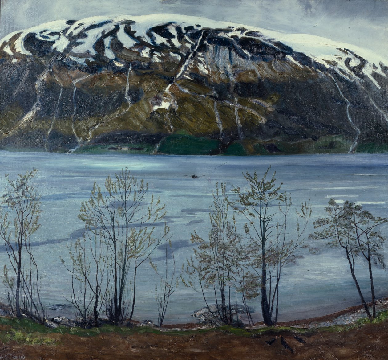 Harmaa kevät-ilta tekijältä Nikolai Astrup