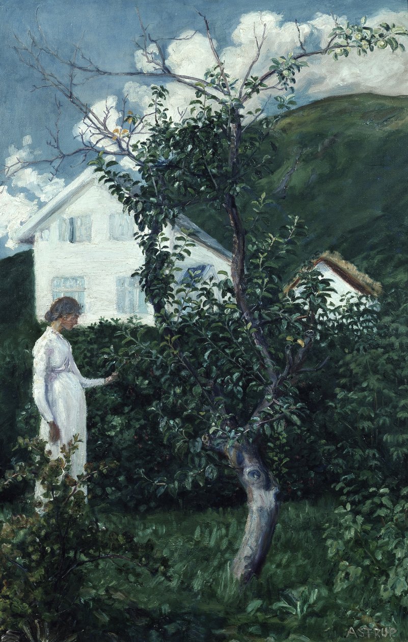 Viimeiset kesäpäivät, n. 1911 (öljy kankaalle) tekijältä Nikolai Astrup