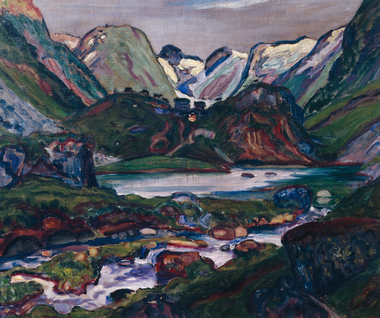 Mirages (maalaus) tekijältä Nikolai Astrup