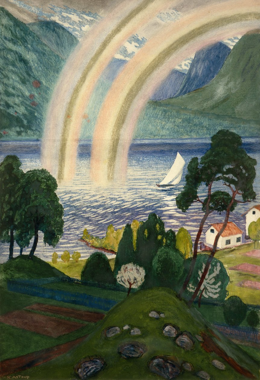 Sateenkaari, iso sateenkaari tekijältä Nikolai Astrup