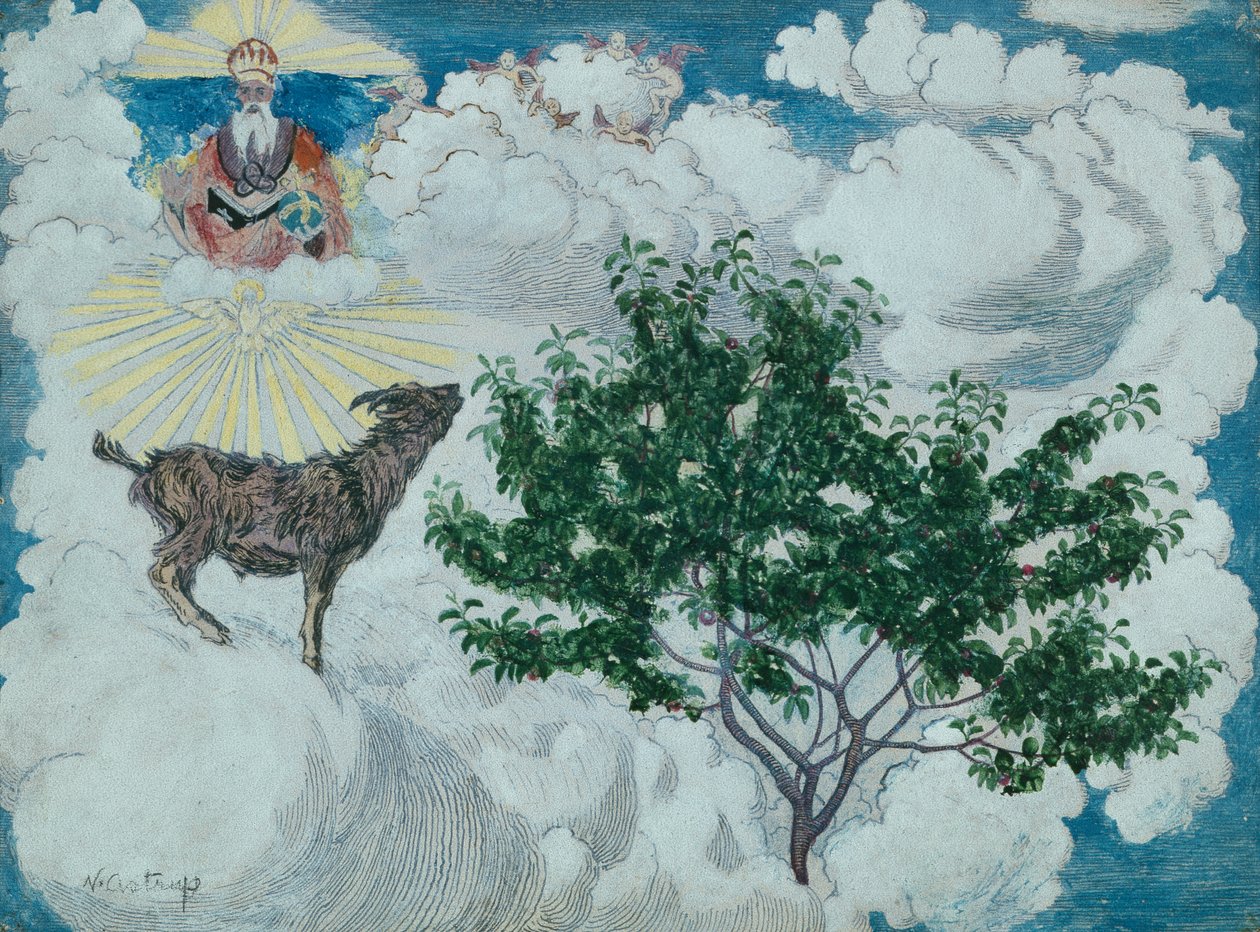 Vuohi, joka tuli paratiisiin tekijältä Nikolai Astrup