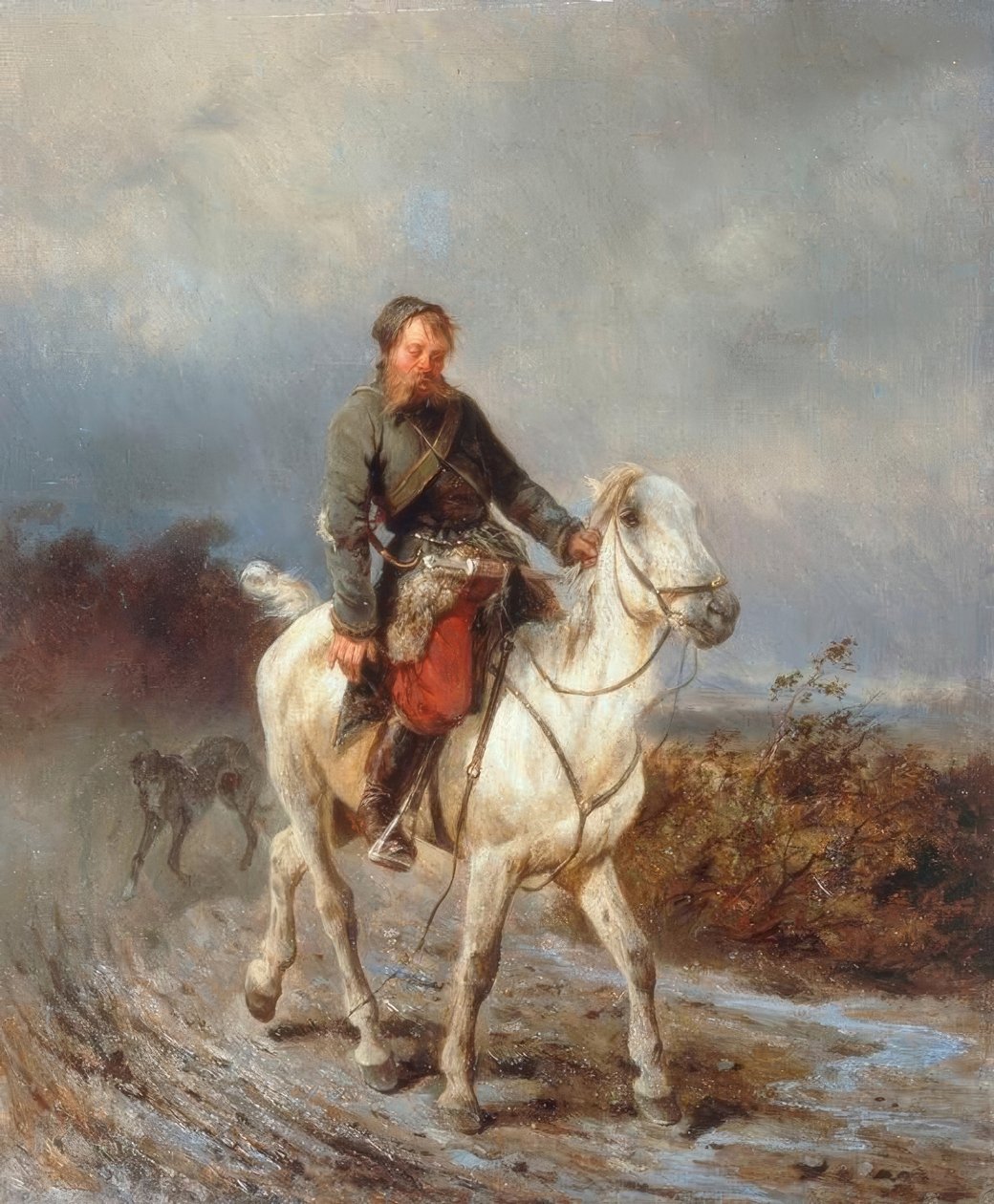 Paluu metsästyksestä tekijältä Nikolai Jegorowitsch Swertschkow