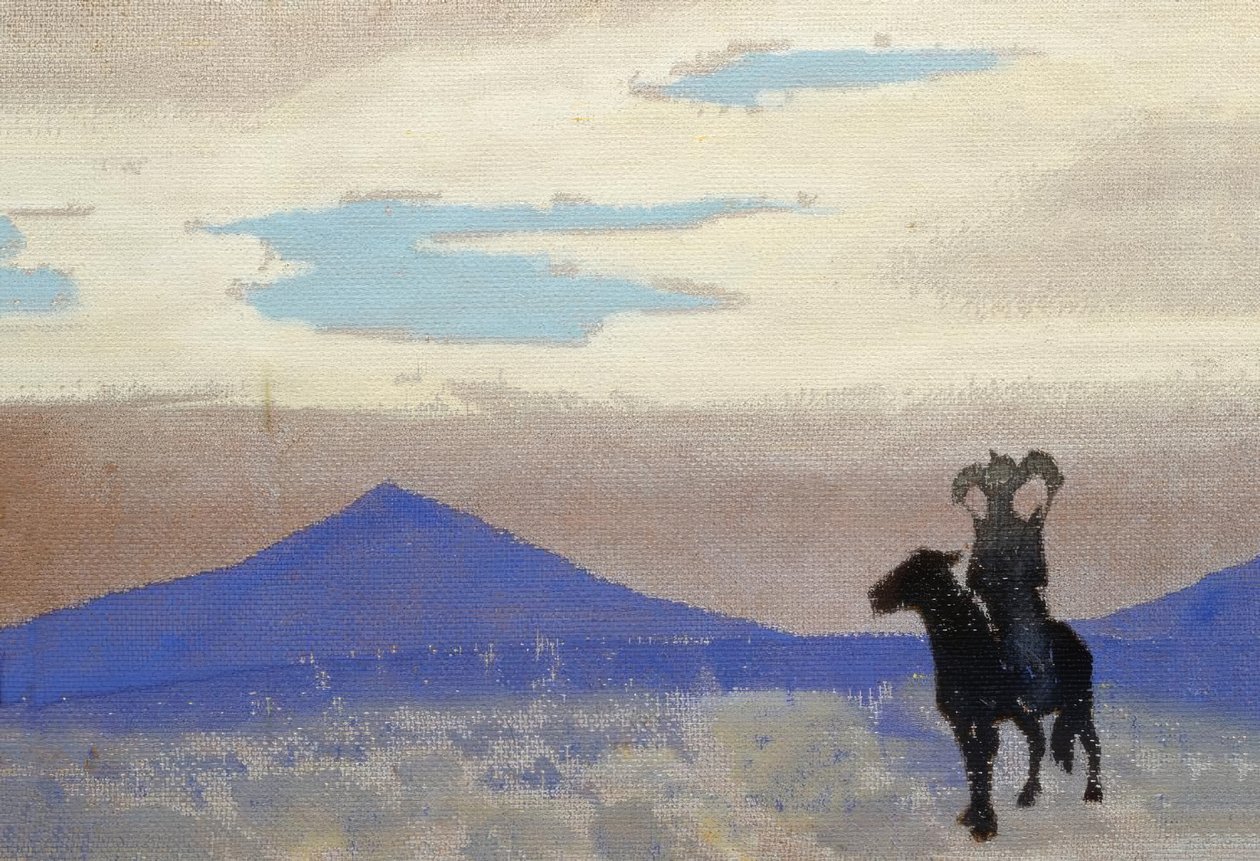 Die Mutter des Dschingis Khan / Gemälde von N.K.Roerich tekijältä Nikolai Konstantinowitsch Roerich