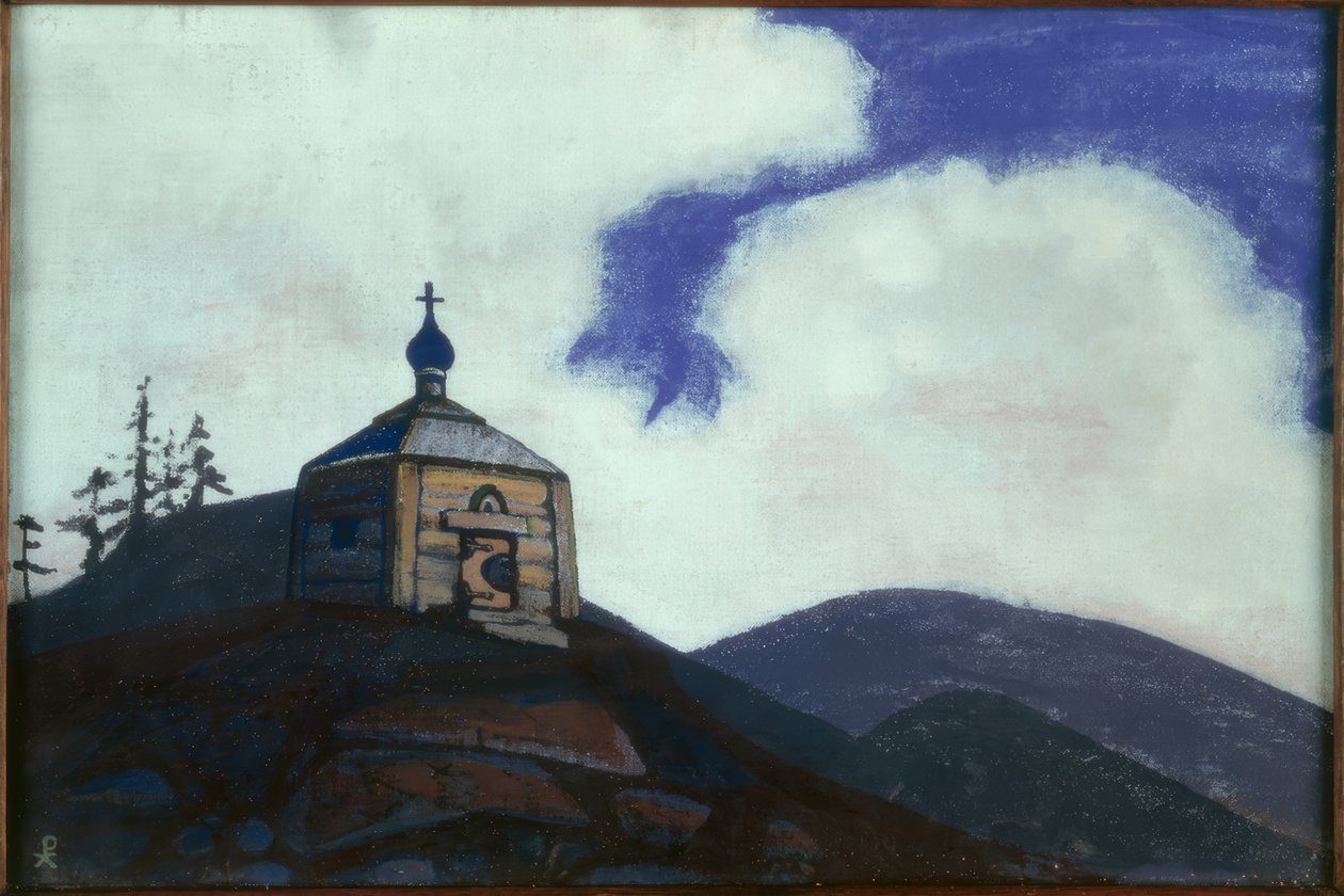 N.K. Roerich, Pyhän Sergiuksen Radonežin kappeli tekijältä Nikolai Konstantinowitsch Roerich