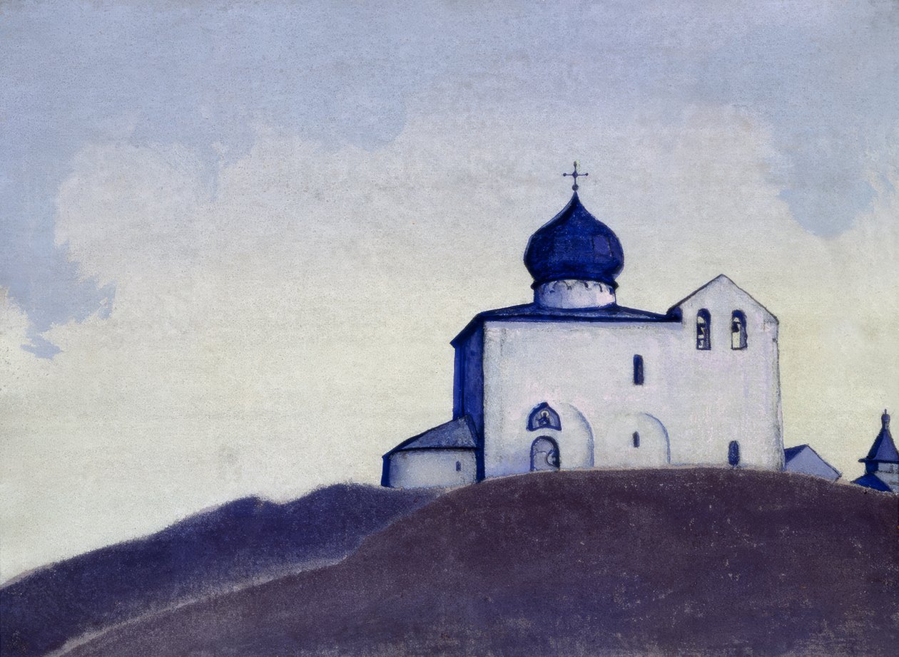 N.K.Roerich, Pyhän Sergiuksen kirkko Amerikassa. tekijältä Nikolai Konstantinowitsch Roerich