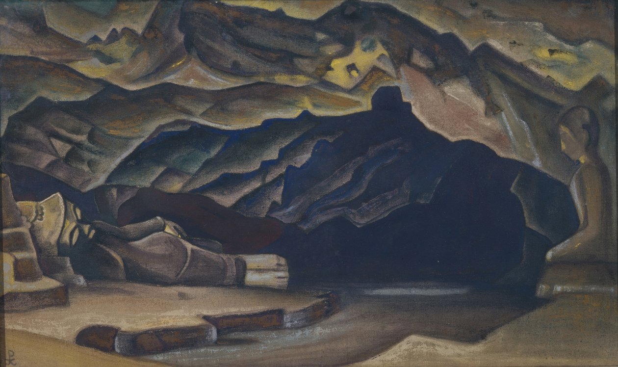 Parinirvana, 1935-1936 tekijältä Nikolai Konstantinowitsch Roerich