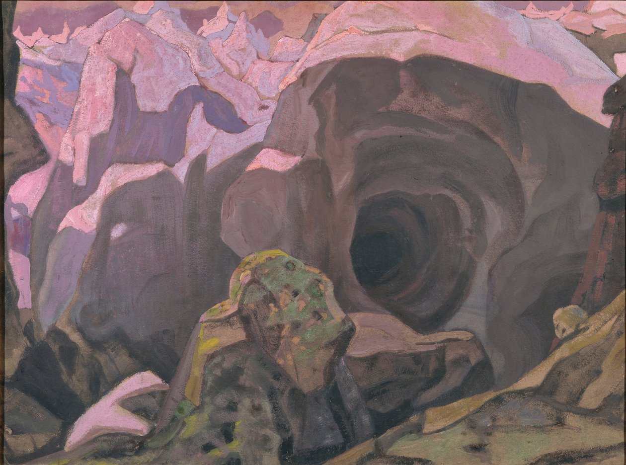 Rondane. Lavastus H. Ibsenin teatterinäytelmään Peer Gynt, 1911 tekijältä Nikolai Konstantinowitsch Roerich