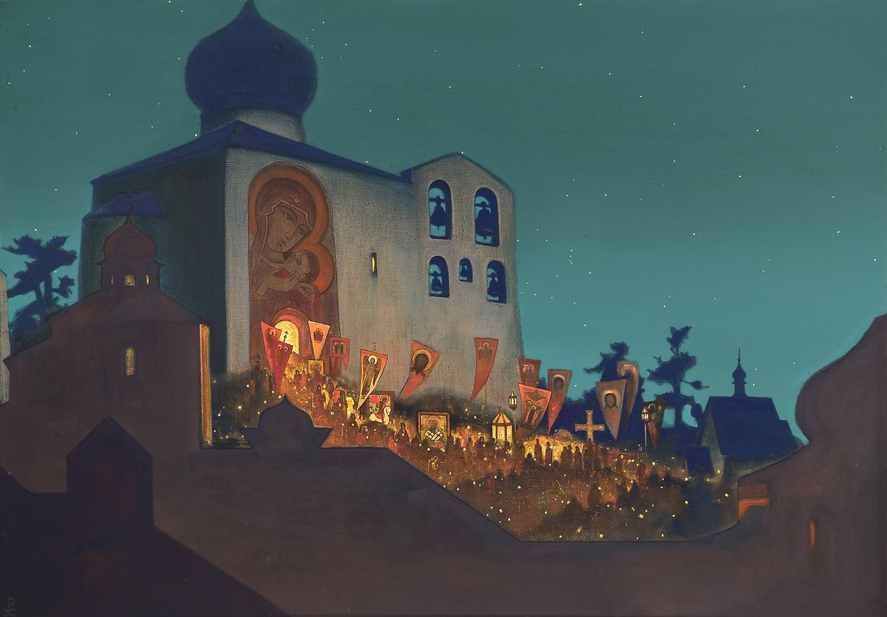 Venäjän pääsiäinen, 1924 tekijältä Nikolai Konstantinowitsch Roerich