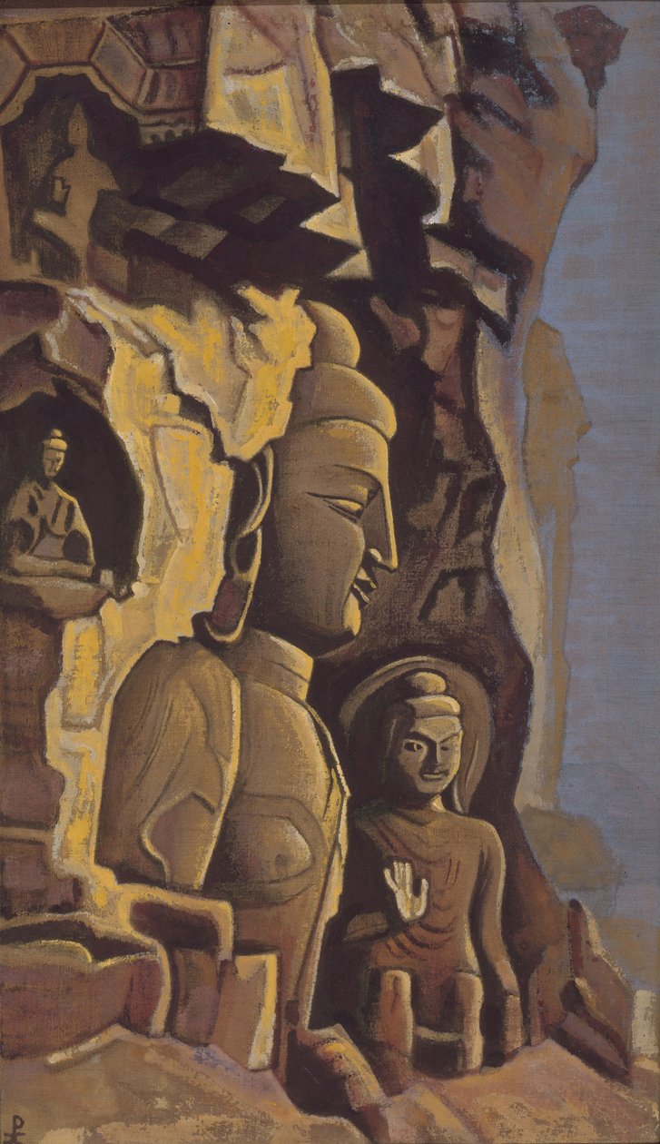 Yungang, 1937 tekijältä Nikolai Konstantinowitsch Roerich