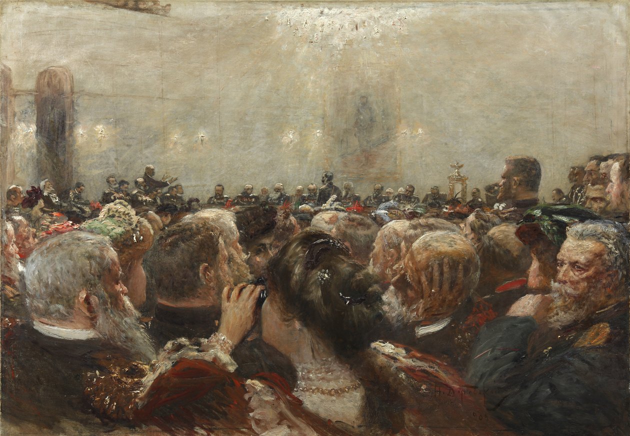 Port Arthurin oikeudenkäynti, 1909 tekijältä Nikolai Nikanorovich Dubovskoy